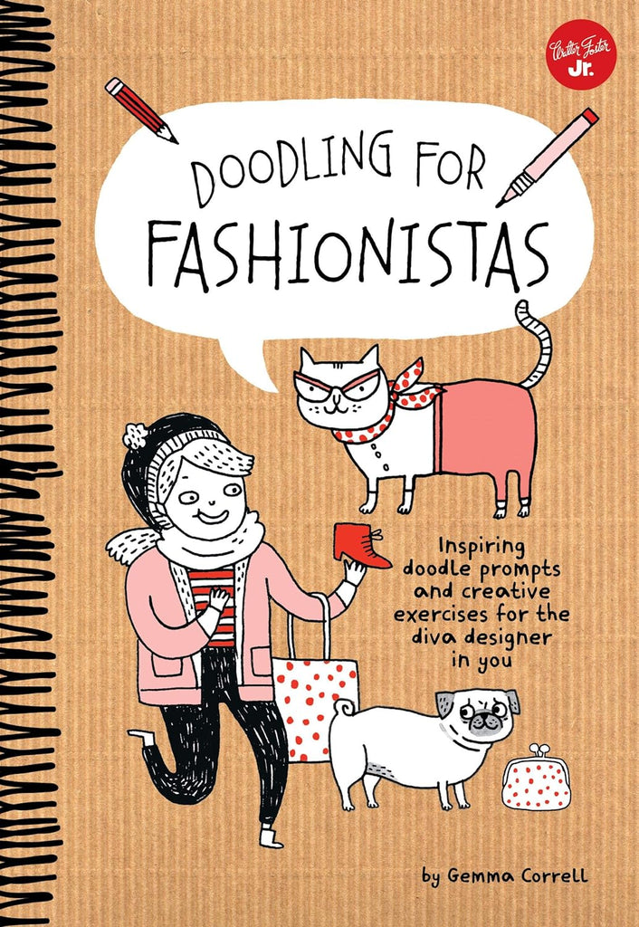 Marissa's Books & Gifts, LLC 9781942875079 Hardcover Doodling for Fashionistas