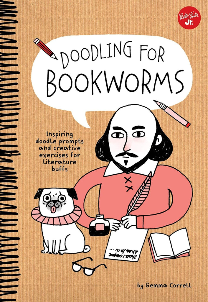 Marissa's Books & Gifts, LLC 9781942875086 Hardcover Doodling for Bookworms