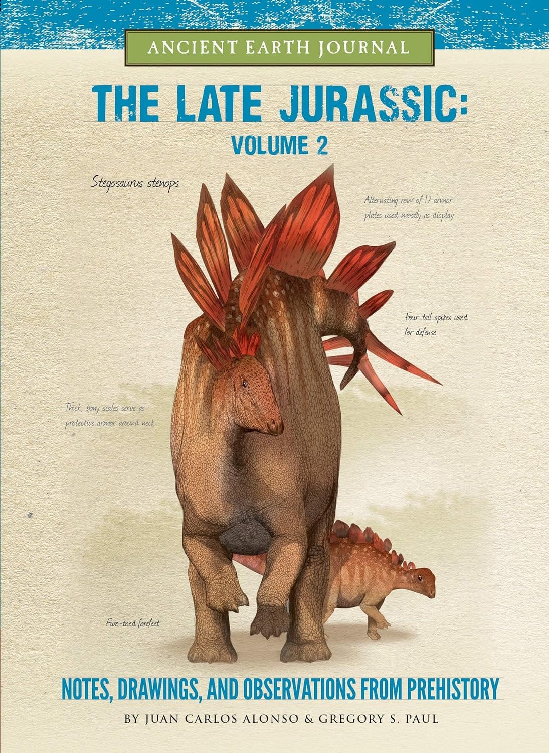 Marissa's Books & Gifts, LLC 9781942875338 The Late Jurassic Volume 2: Notes, Drawings, and Observations from Prehistory (Ancient Earth Journal)