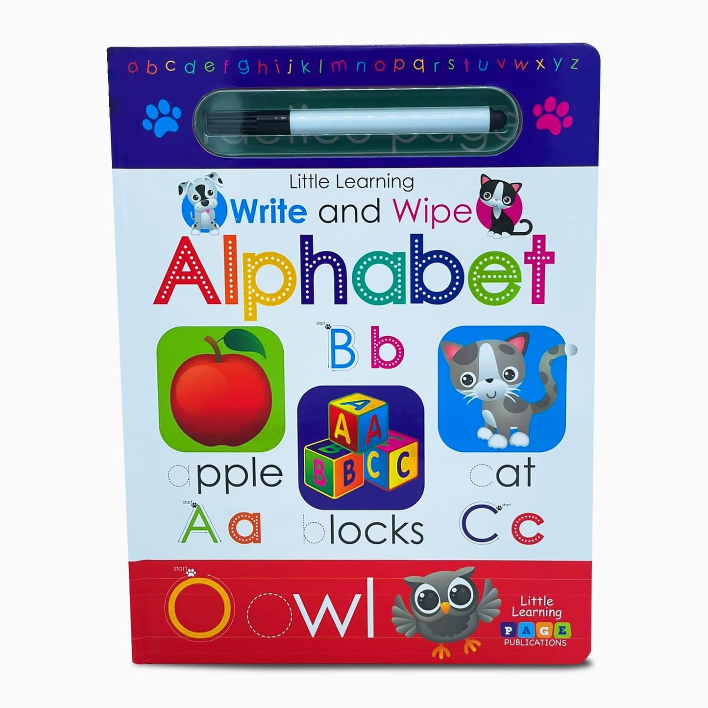 Marissa's Books & Gifts, LLC 9781947788343 Write and Wipe: Alphabet