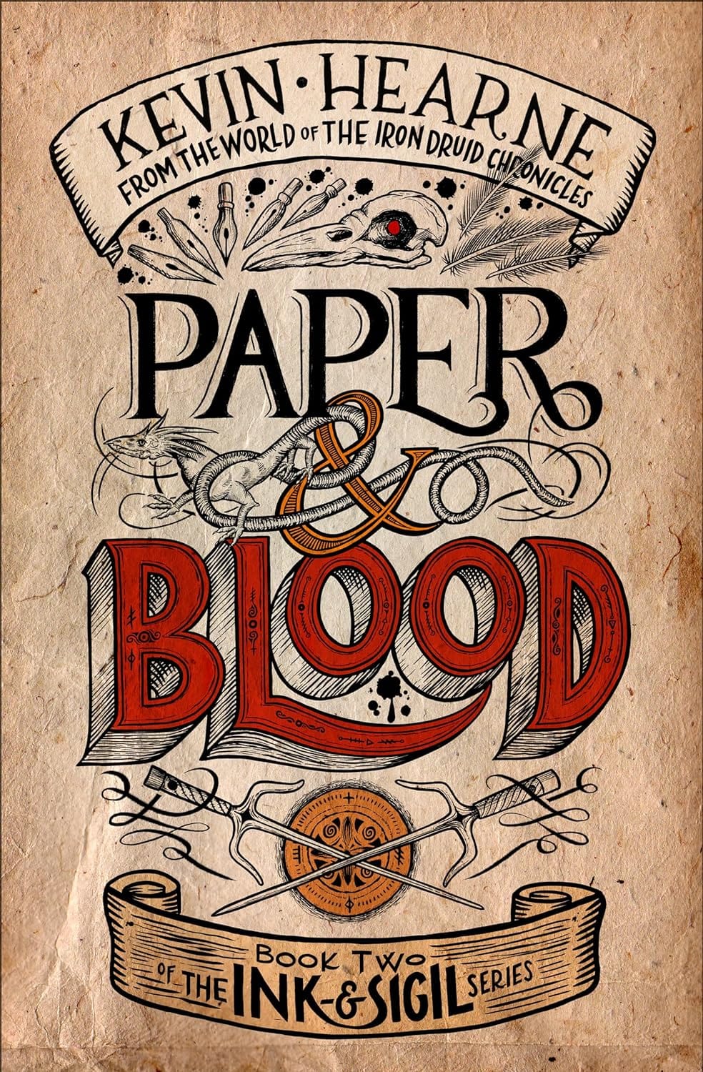 Marissa's Books & Gifts, LLC 9781984821287 Hardcover Paper & Blood (Ink & Sigil, Book 2)