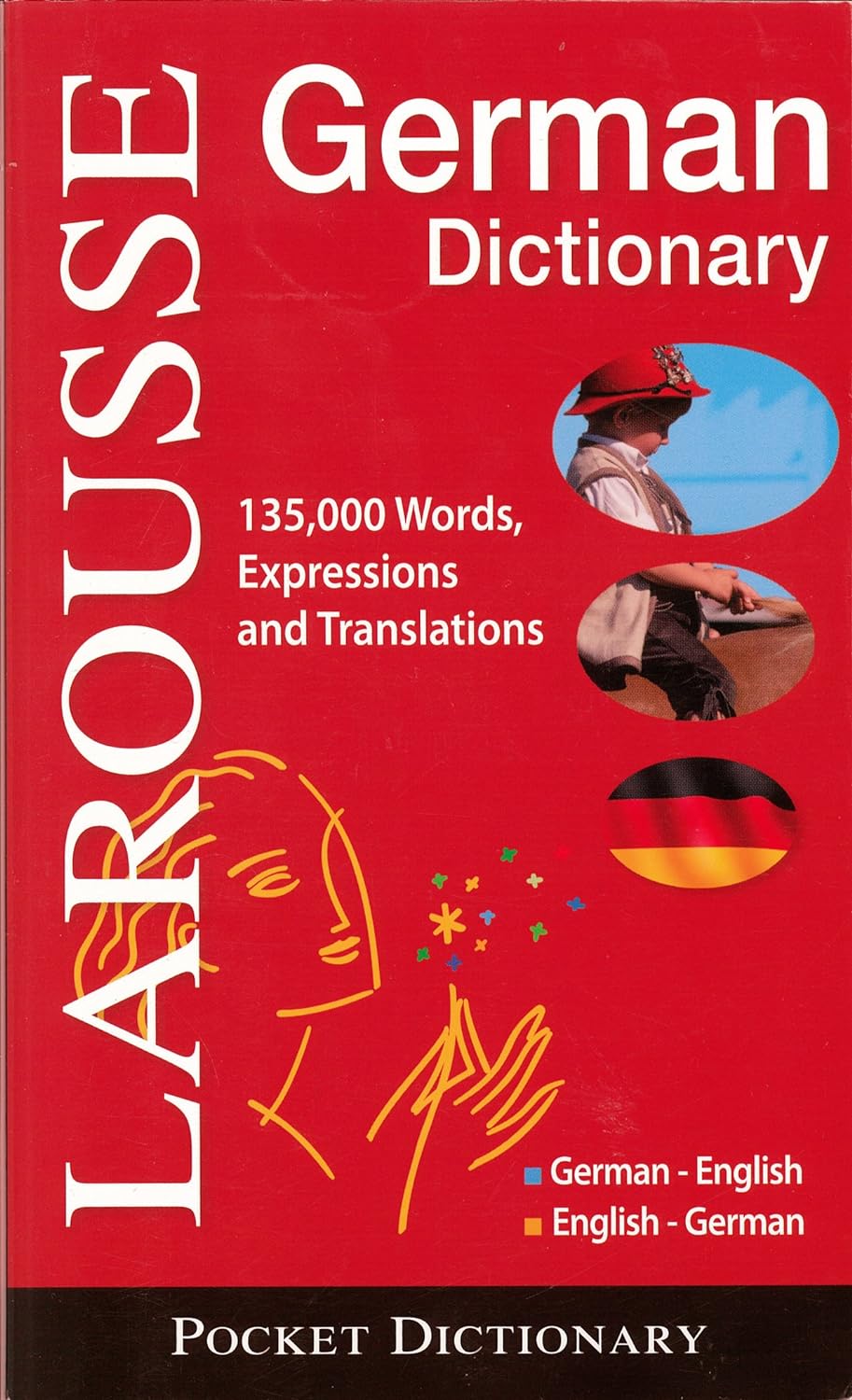 Marissa's Books & Gifts, LLC 9782035410061 Paperback German Pocket Dictionary - 135,000 Words Expressions And Translations