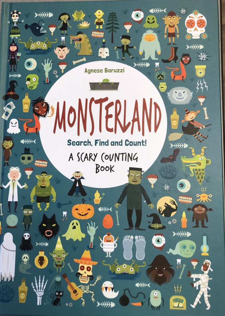 Marissa's Books & Gifts, LLC 9788854043732 Search, Find & Count: Monsterland a Scary Counting Book
