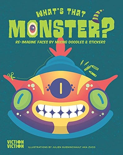 Marissa's Books & Gifts, LLC 9789887714934 What's That Monster?: Create Monster Faces Using Colours, Doodles & Stickers