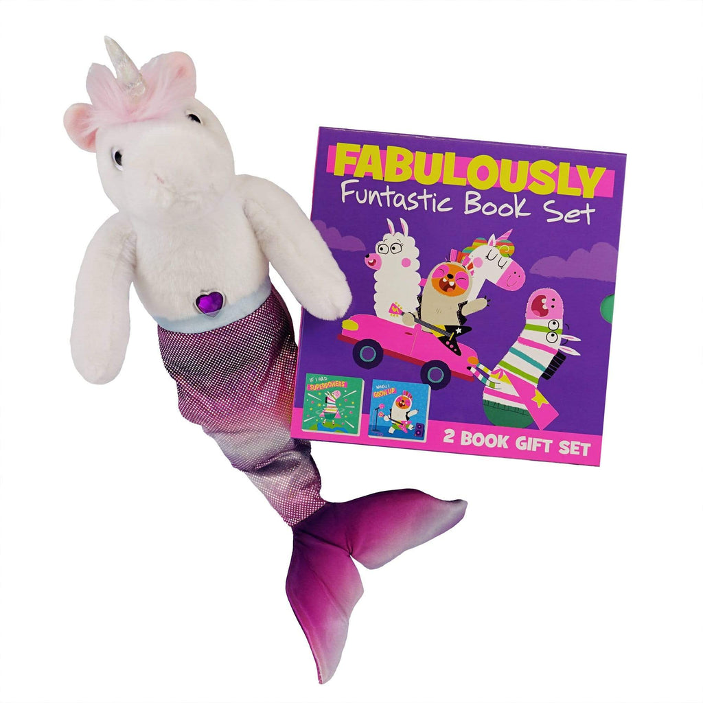 Marissa's Books & Gifts, LLC 4157329722 Funtastic Mercorn Plush Toy and Book Set