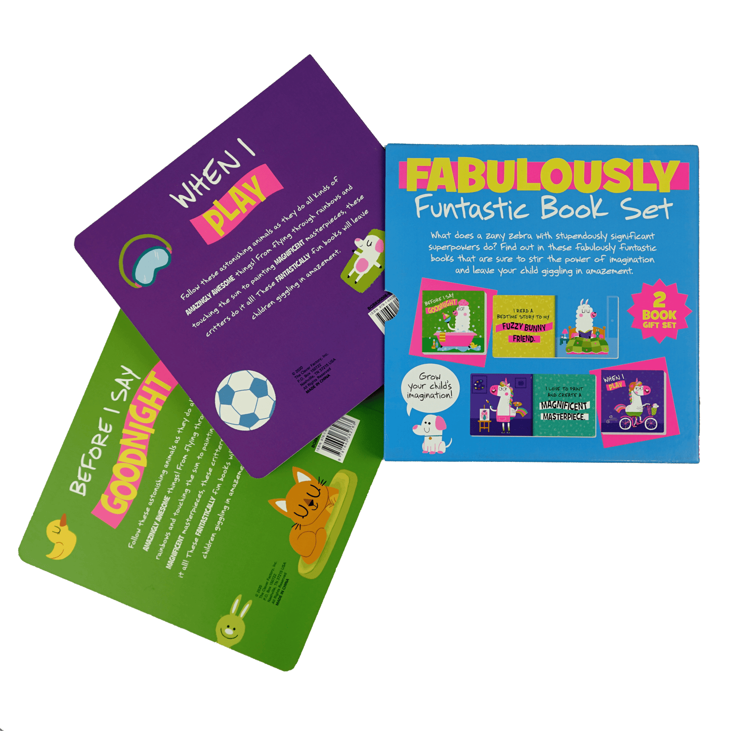 Marissa's Books & Gifts, LLC 4157329722 Funtastic Mercorn Plush Toy and Book Set