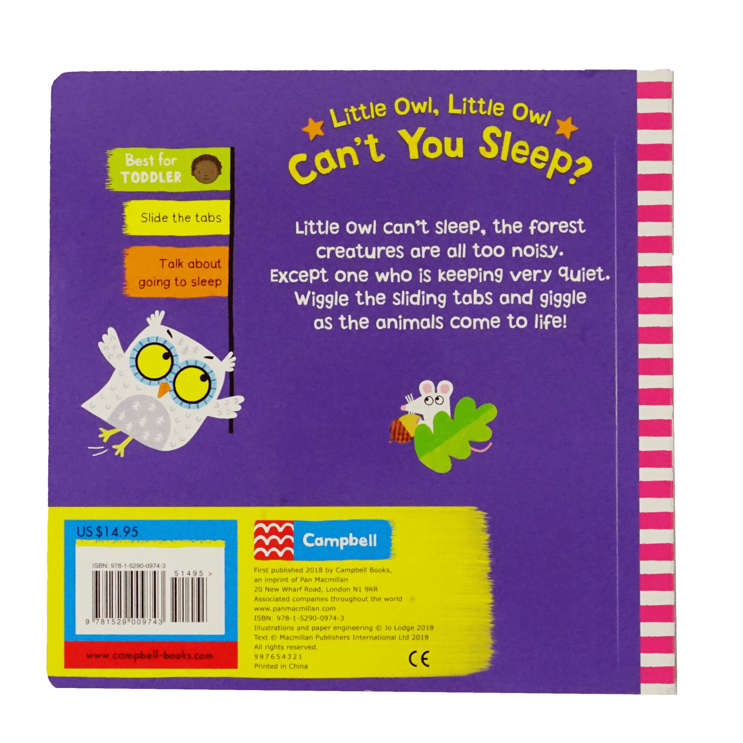 Marissa's Books & Gifts, LLC 4157329727 Little Owl Bedtime Plush Toy and Book Set