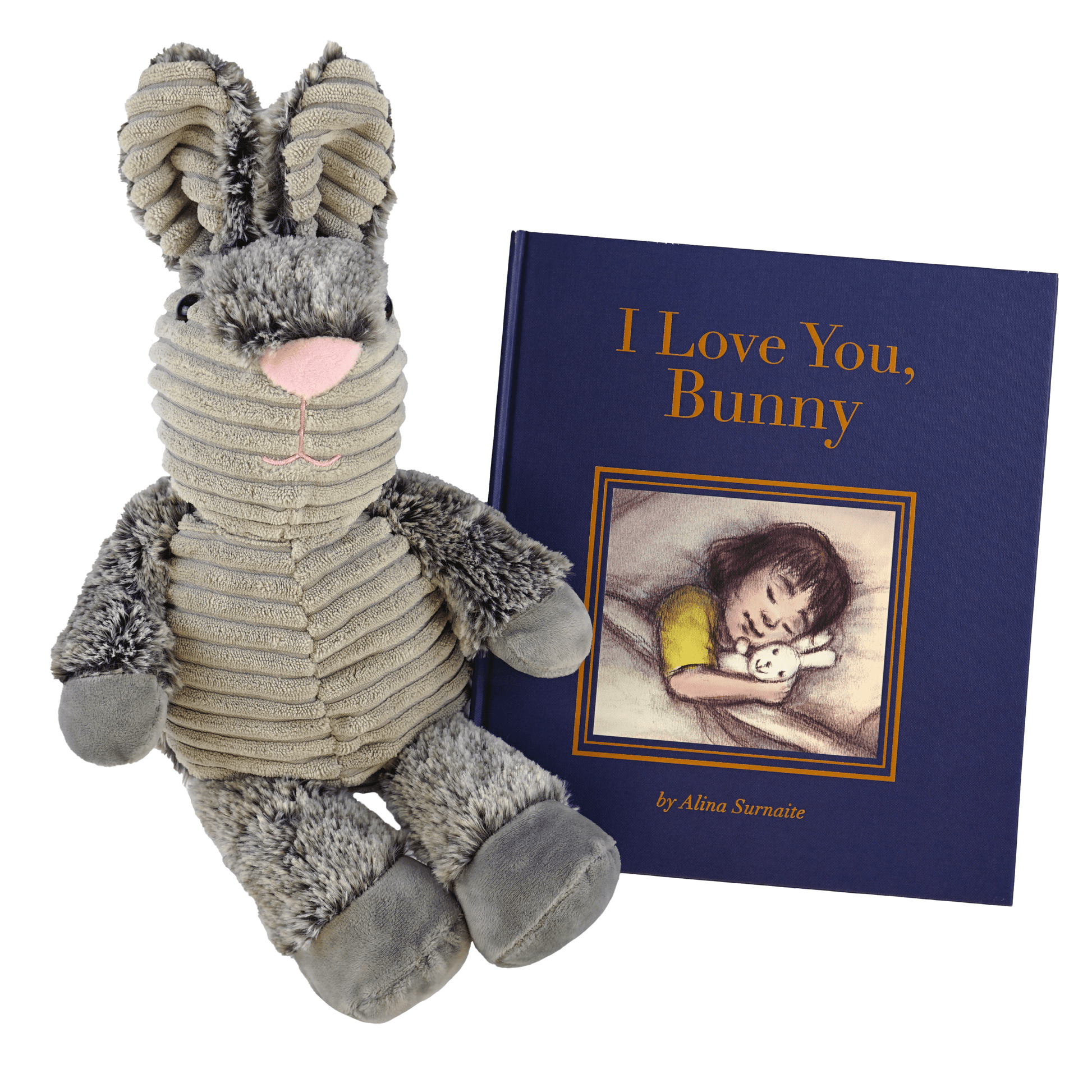 Marissa's Books & Gifts, LLC 4157329868 I Love You Bunny Plush Toy and Book Set