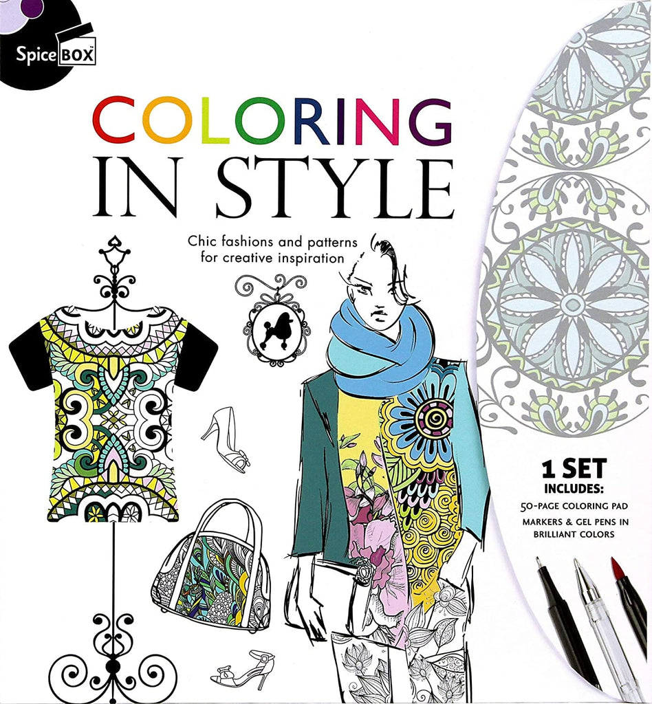 Marissa's Books & Gifts, LLC 628992008318 Coloring In Style