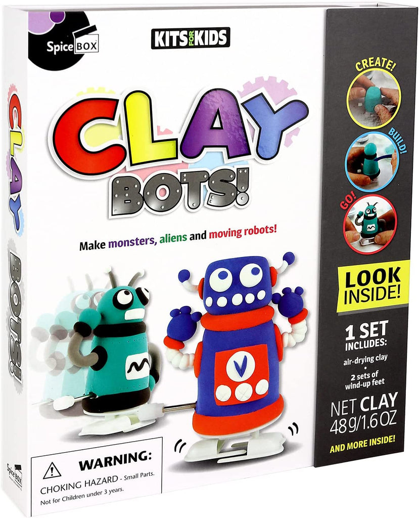 Marissa's Books & Gifts, LLC 628992009056 Spicebox: Clay Bots!