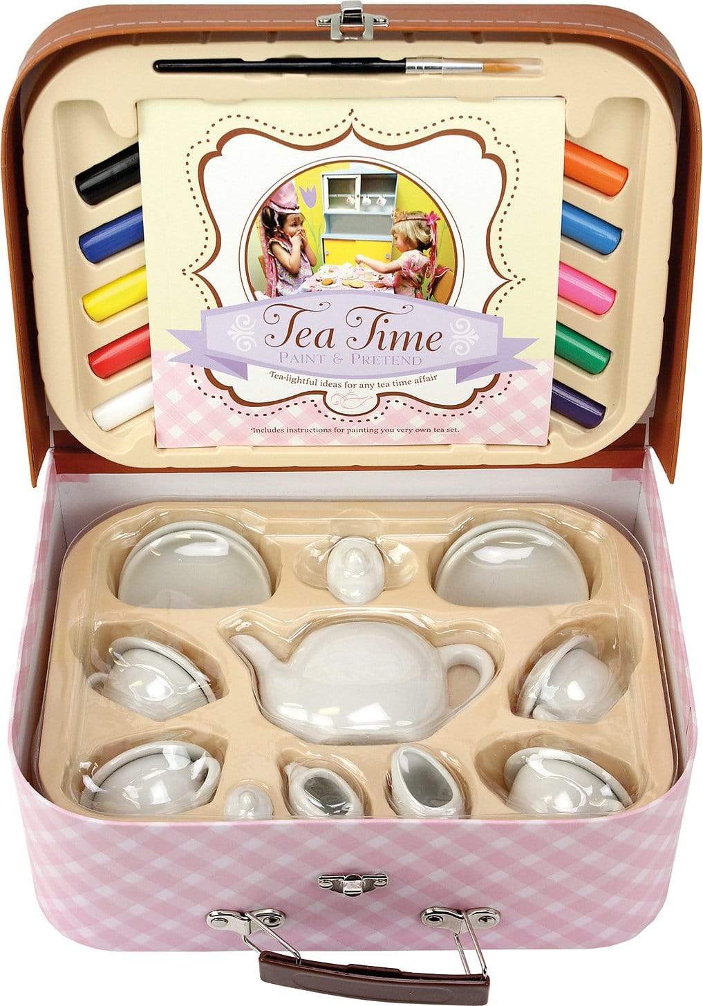 Marissa's Books & Gifts, LLC 628992009605 Tea Time Paint & Pretend Kit