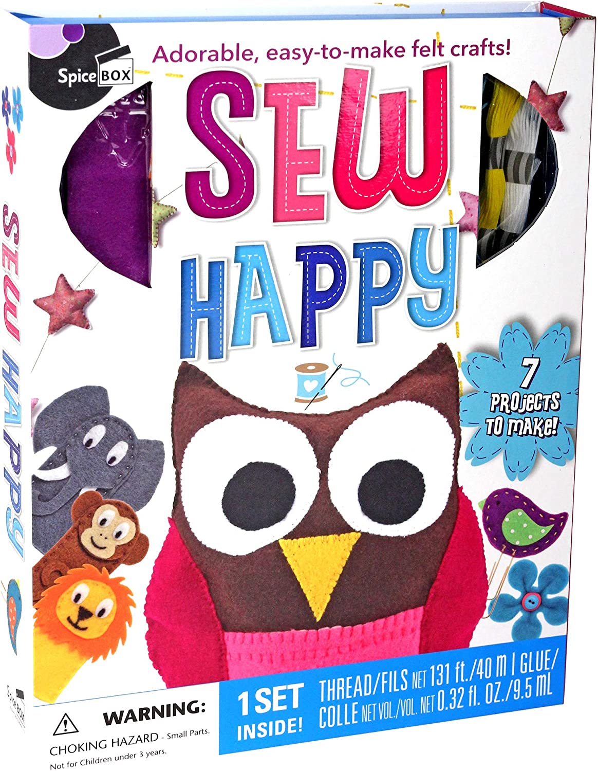 Marissa's Books & Gifts, LLC 628992009902 Spicebox: Sew Happy