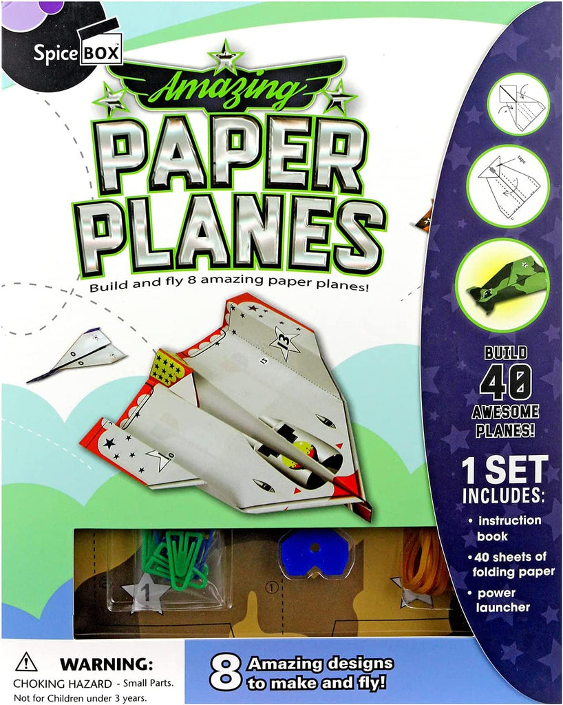 Marissa's Books & Gifts, LLC 628992010007 Spicebox: Amazing Paper Airplanes