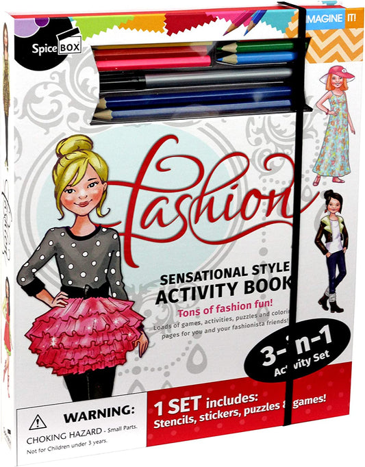 Marissa's Books & Gifts, LLC 628992011875 Fashion Sensational Style Activity Book