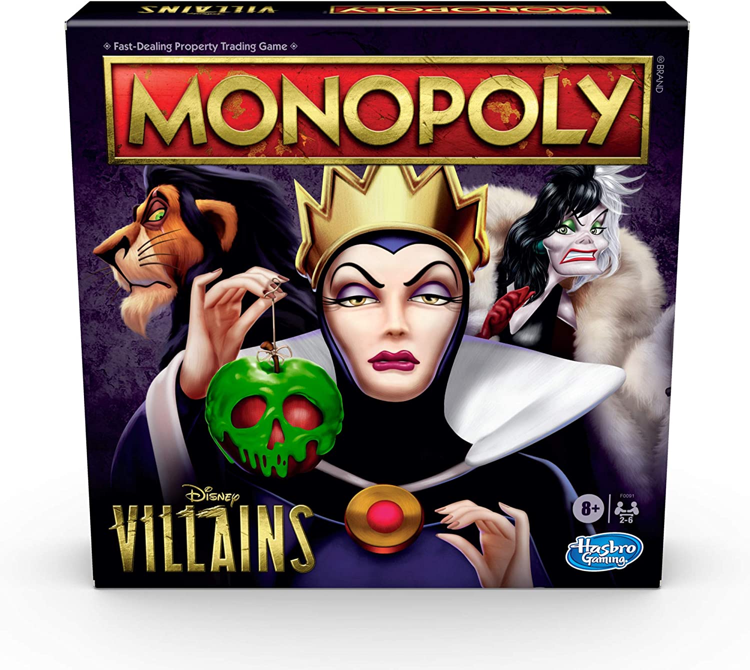 Marissa's Books & Gifts 630509971176 Monopoly: Disney Villains Edition