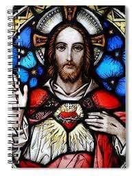 Marissa's Books & Gifts, LLC 788200608683 Stained Glass Christian Journal: Jesus Lives