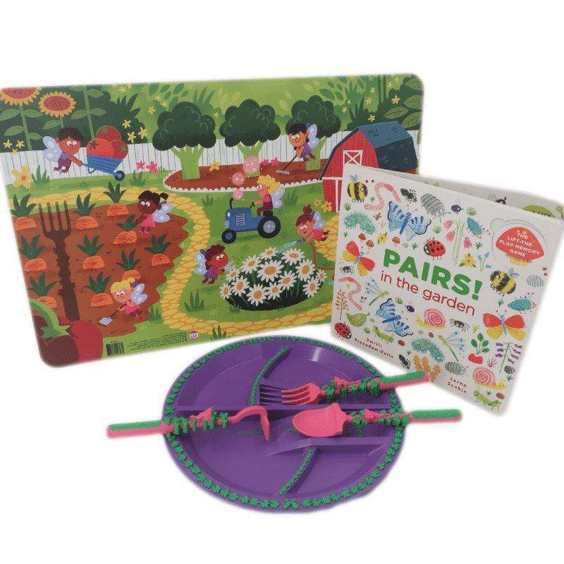 Marissa's Books & Gifts, LLC 84200009 In The Garden - Constructive Eating & Book Set