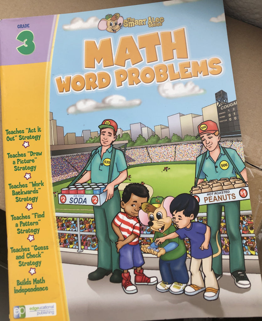 Marissa's Books & Gifts, LLC 843570000113 Math Word Problems Grade 3