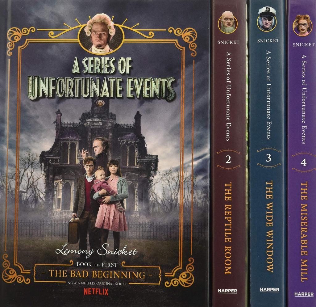 Marissa's Books & Gifts, LLC 9780062796141 A Series of Unfortunate Events #1-4 Netflix Tie-in Box Set