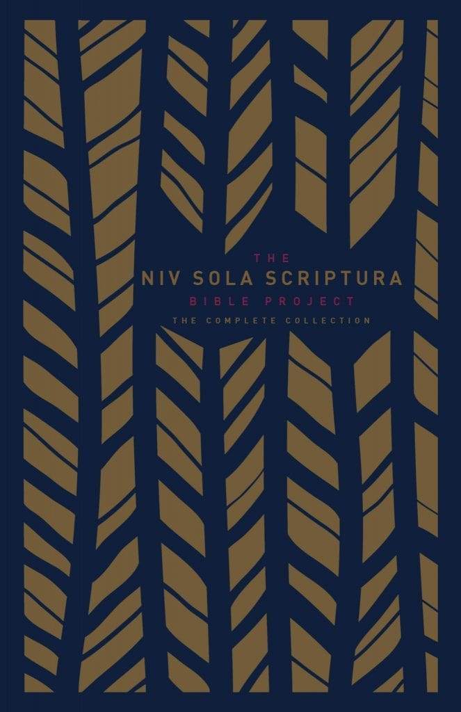 Marissa's Books & Gifts, LLC 9780310448129 NIV, The Sola Scriptura Bible Project: The Complete Collection, Cloth over Board, Navy/Tan: Rediscover the Holy Art of Reading