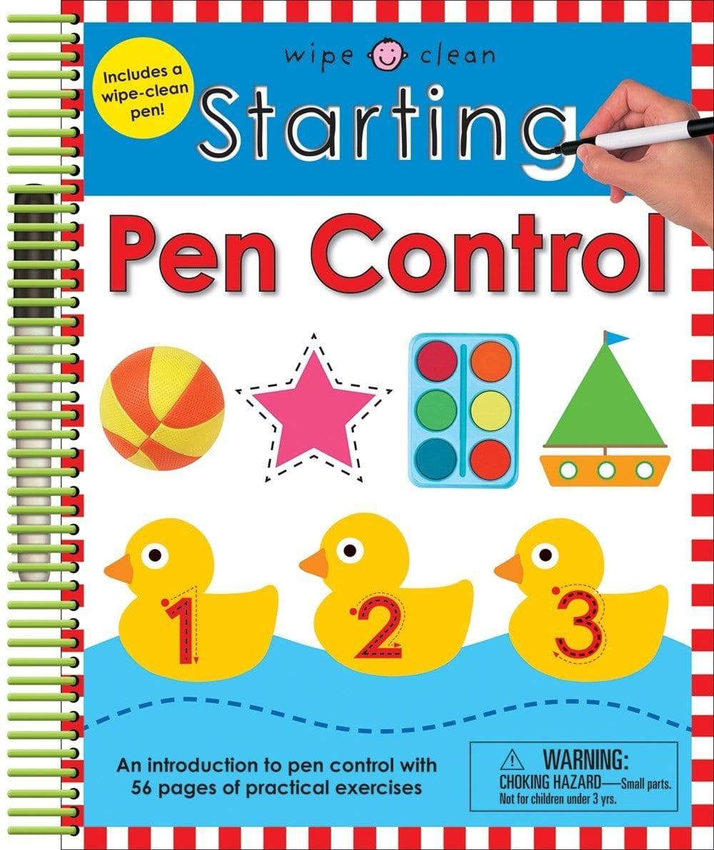 Marissa's Books & Gifts, LLC 9780312520083 Wipe Clean: Starting Pen Control