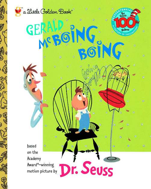 Marissa's Books & Gifts, LLC 9780375827211 Gerald McBoing Boing (Little Golden Book)