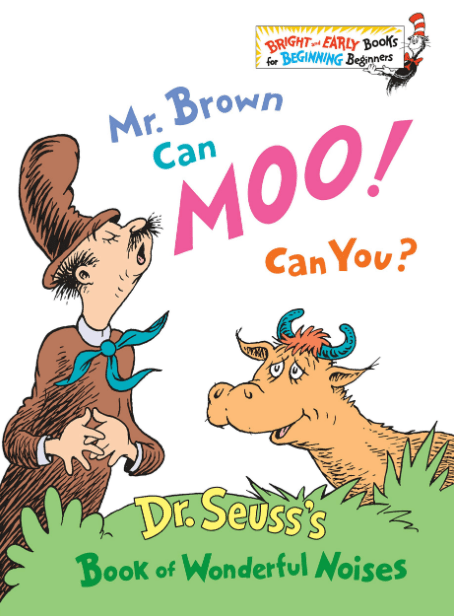 Marissa's Books & Gifts, LLC 9780394806228 Mr. Brown Can Moo! Can You?