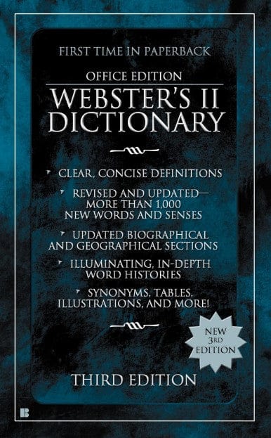 Marissa's Books & Gifts, LLC 9780425204085 Webster's II Dictionary (General Edition)
