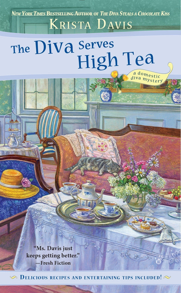 Marissa's Books & Gifts, LLC 9780425282656 The Diva Serves High Tea: A Domestic Diva Mystery (Book 10)