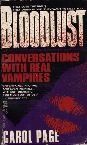 Marissa's Books & Gifts, LLC 9780440213932 Bloodlust: Conversations with Real Vampires