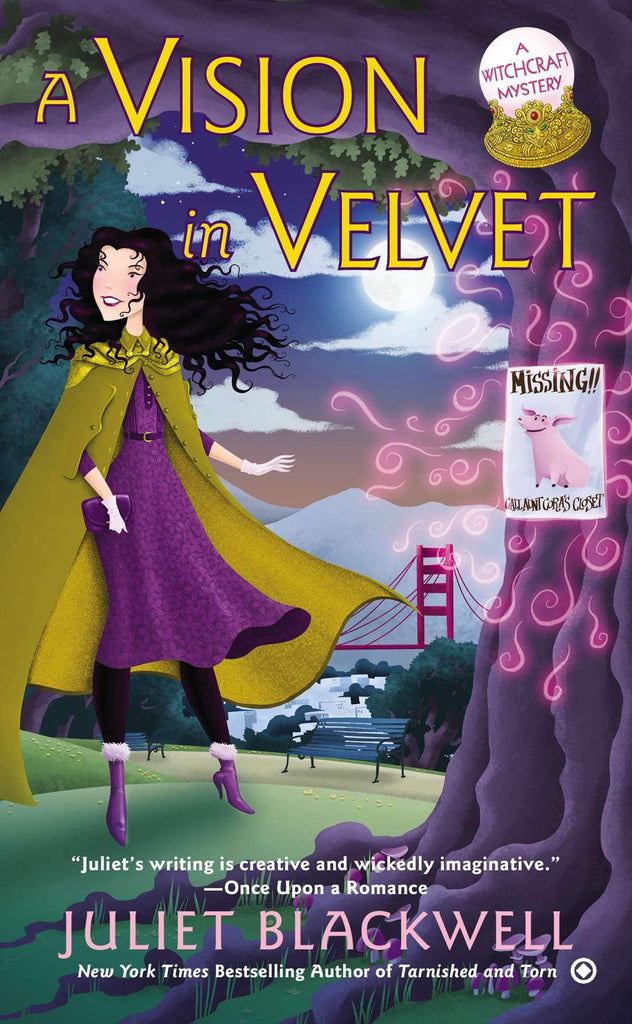 Marissa's Books & Gifts, LLC 9780451240903 A Vision in Velvet (Witchcraft Mystery Series #6)