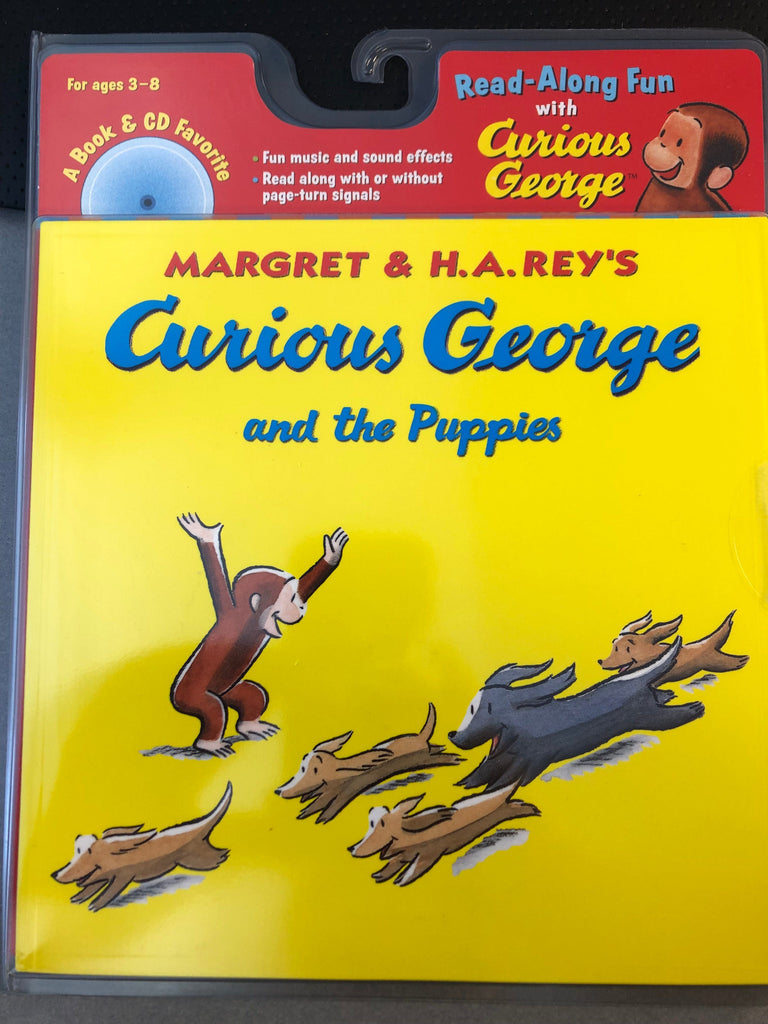 Marissa's Books & Gifts, LLC 9780618800650 Curious George and the Puppies Book & CD