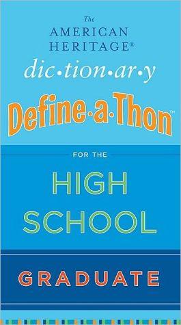 Marissa's Books & Gifts, LLC 9780618908752 The American Heritage Dictionary Define-a-Thon for the High School Graduate