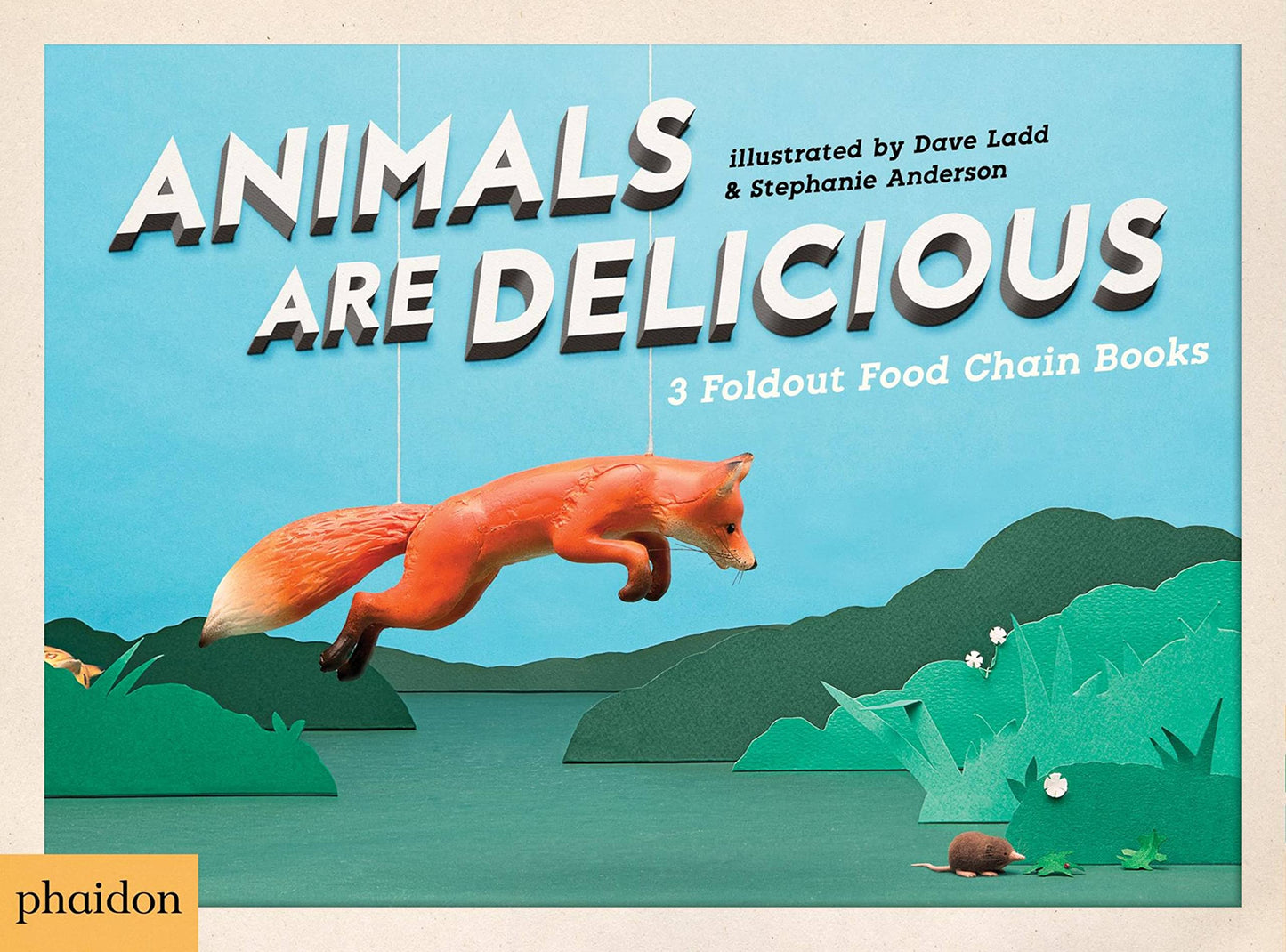 Marissa's Books & Gifts, LLC 9780714871448 Animals are Delicious: 3 Foldout Food Chain Books