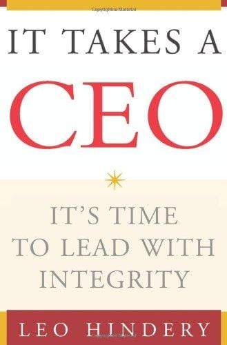 Marissa's Books & Gifts, LLC 9780743269858 It Takes a CEO: It's Time to Lead with Integrity