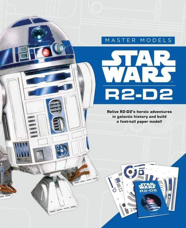 Marissa's Books & Gifts, LLC 9780760355053 Star Wars Master Models R2-D2: Relive R2-D2s Heroic Adventures in Galactic History and Build a Foot-Tall Paper Model