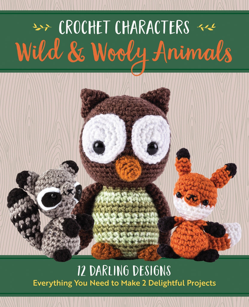 Marissa's Books & Gifts, LLC 9780760355091 Crochet Characters: Wild & Wooly Animals