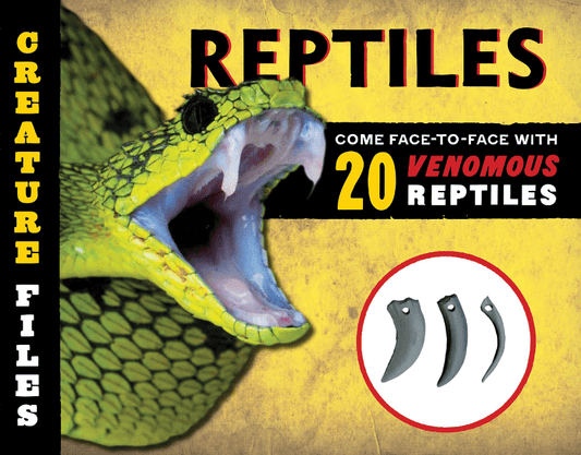 Marissa's Books & Gifts, LLC 9780760355305 Creature Files: Reptiles- Come Face-to-Face with 20 Dangerous Reptiles