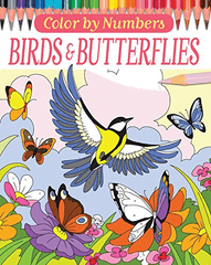 Coloring & Sticker Art Butterflies & Birds Book - Yahoo Shopping