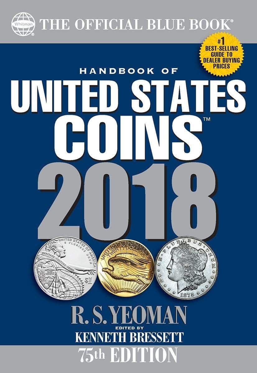 Marissa's Books & Gifts, LLC 9780794845100 Handbook of United States Coins 2018: The Official Blue Book, Paperback