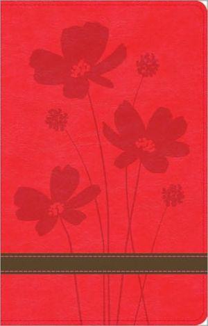 Marissa's Books & Gifts, LLC 9780801003196 Holy Bible: God’s Word Rose /  Brown Flower Design Duravella Thinline