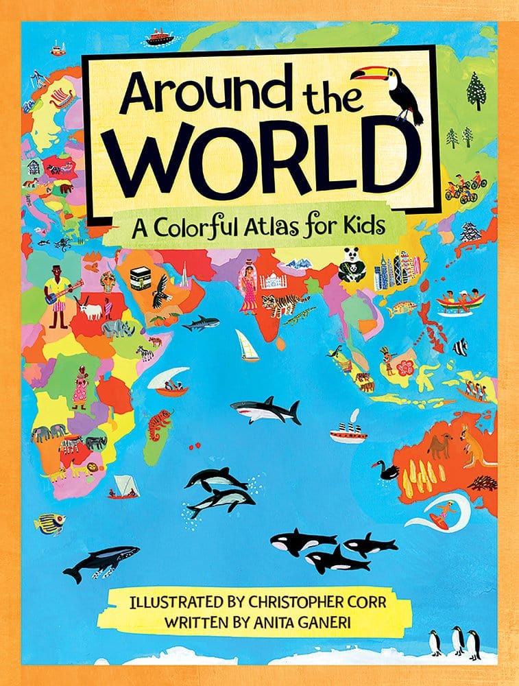 Marissa's Books & Gifts, LLC 9780807504437 Around the World: A Colorful Atlas for Kids