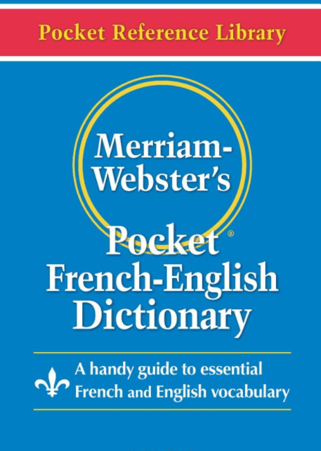 Marissa's Books & Gifts, LLC 9780877795186 Merriam-Webster's Pocket French-English Dictionary