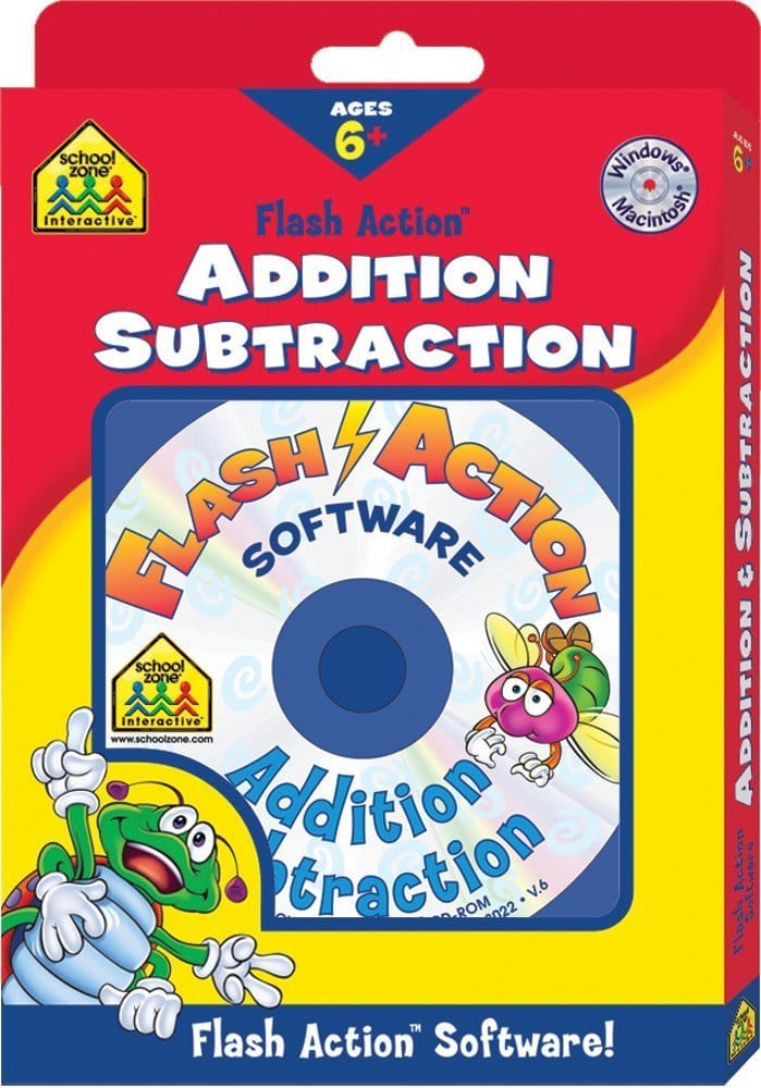 Marissa's Books & Gifts, LLC 9780887436321 Addition and Subtraction Flash Action Software