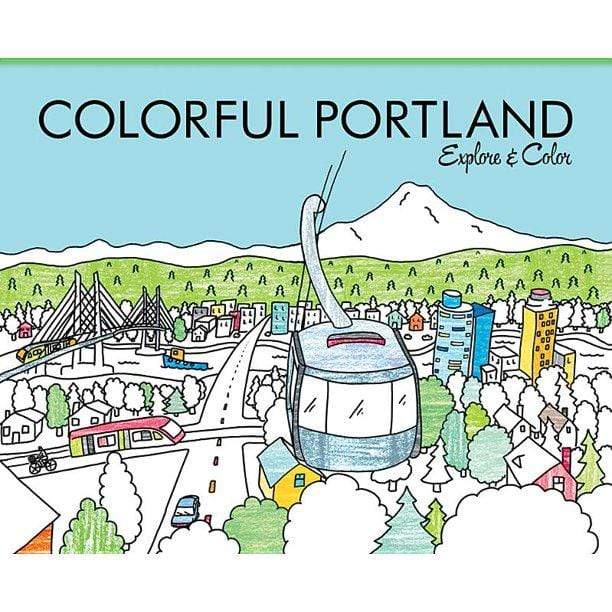 Marissa's Books & Gifts, LLC 9780989897228 Colorful Portland: Explore & Color