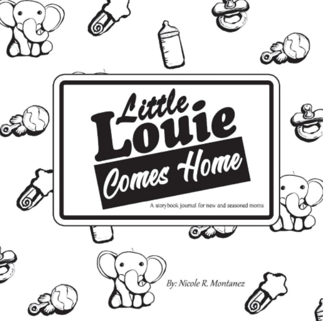 Marissa's Books & Gifts, LLC 9781098315689 Little Louie Comes Home: A Storybook Journal for New and Seasoned Moms