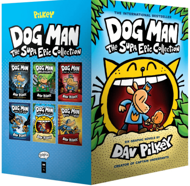 Marissa's Books & Gifts, LLC 9781338603347 Dog Man the Supa Epic Collection: Dog Man Box Set (Books 1-6)