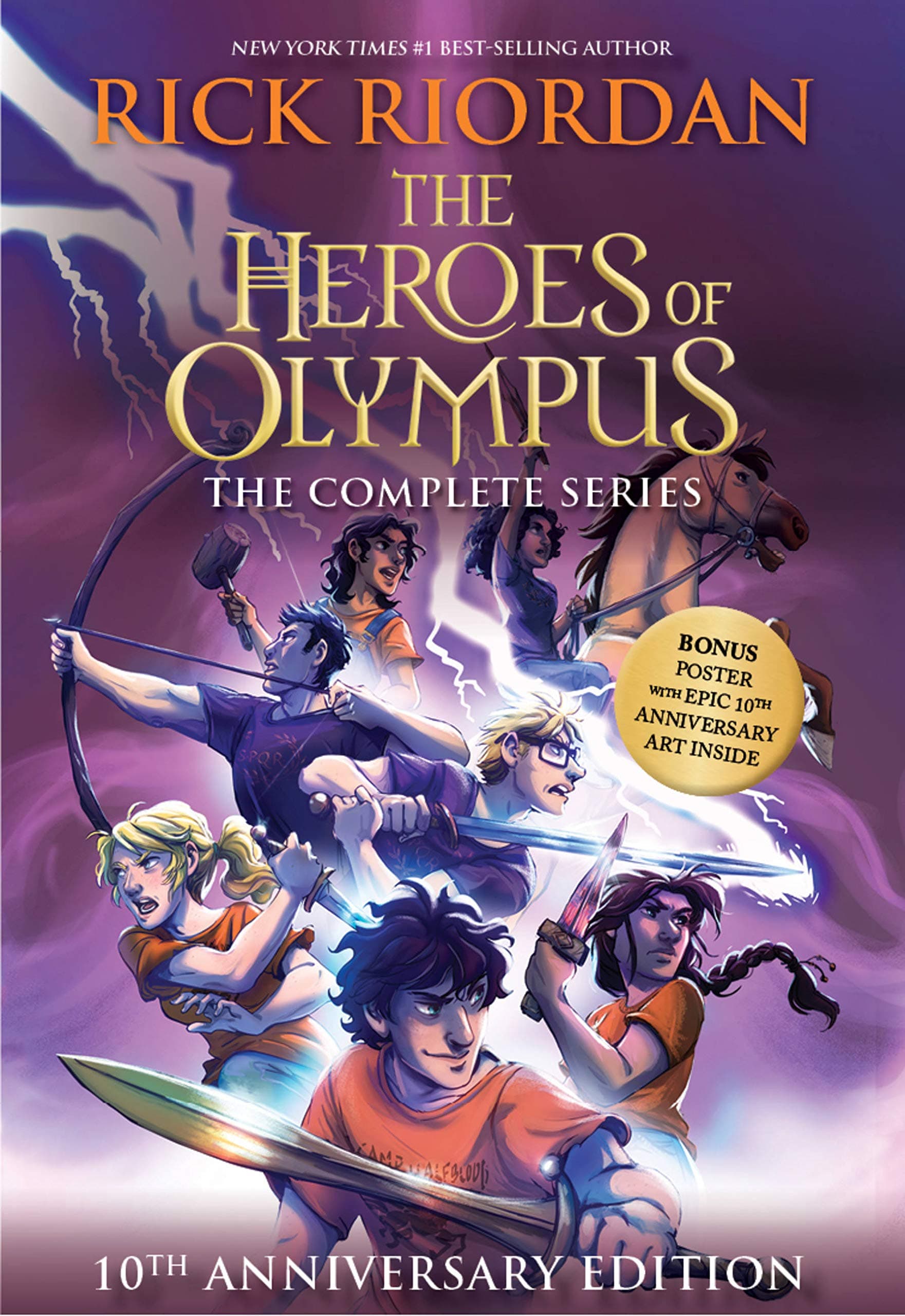 Marissa's Books & Gifts, LLC 9781368053099 The Heroes of Olympus Paperback Boxed Set (Books 1-5, 10th Anniversary Edition)