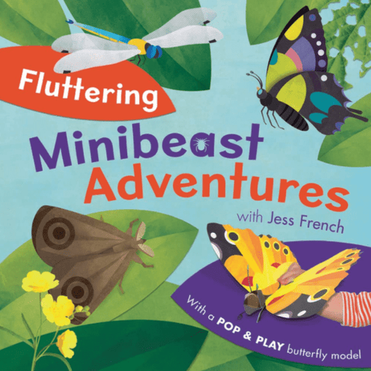 Marissa's Books & Gifts, LLC 9781405277556 Fluttering Minibeast Adventures: With a Pop & Play Butterfly Model