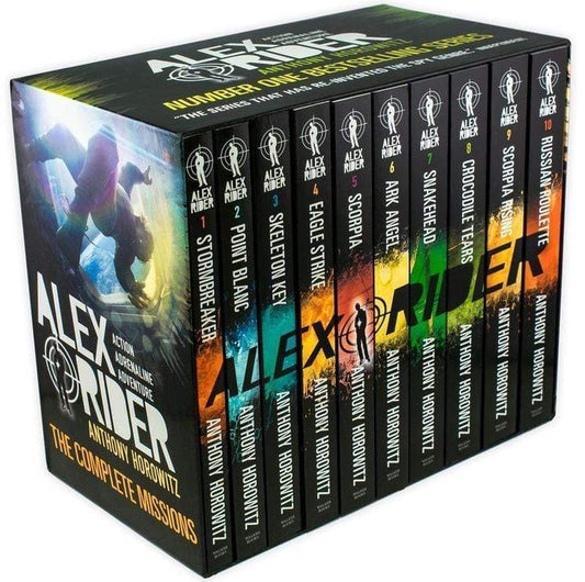 Marissa's Books & Gifts, LLC 9781406364835 Alex Rider 10 Books Box Set Complete Collection By Anthony Horowitz